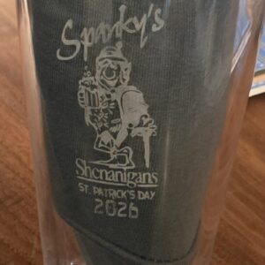 Custom St. Patrick's Day pint glass